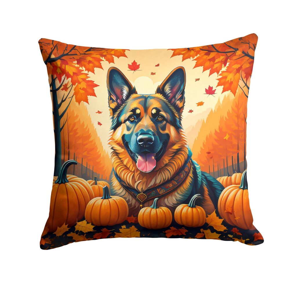 7908 DAC1048PW1818 German Shepherd Fall Fabric Decorative Pillow Machine